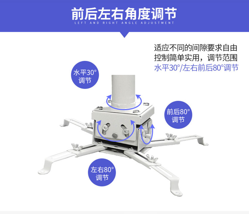 圓管短焦吊架可前后左右角度調節